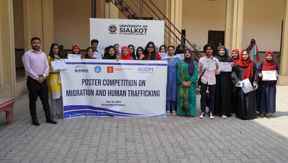 University of Sialkot conducted a Poster Competition